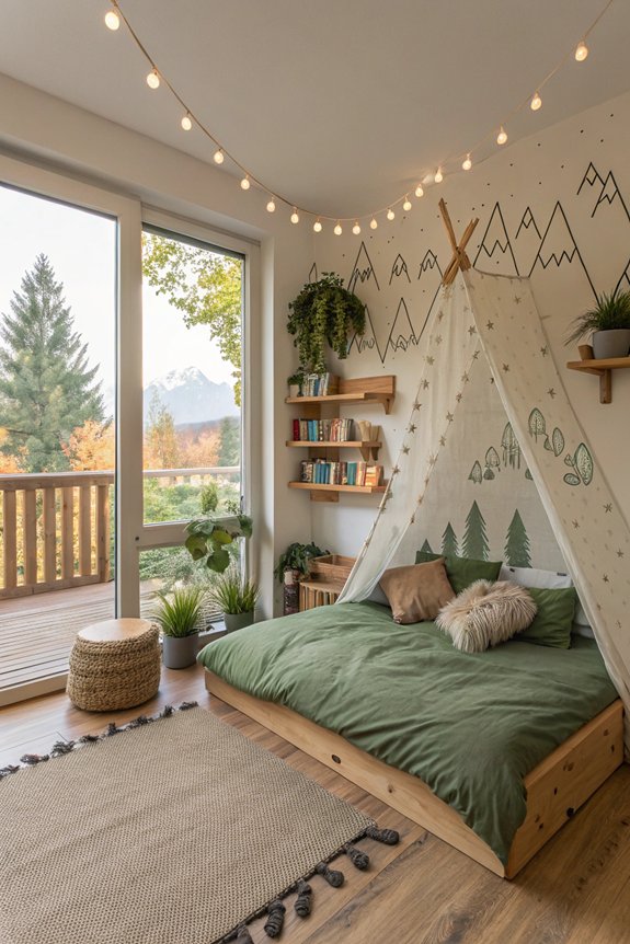 nature inspired adventure bedroom design