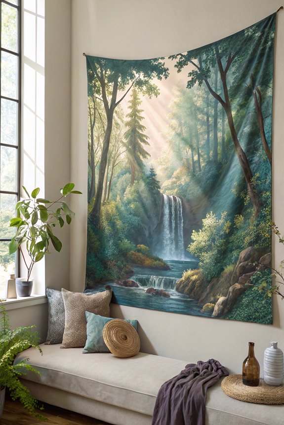 nature inspired calming decor