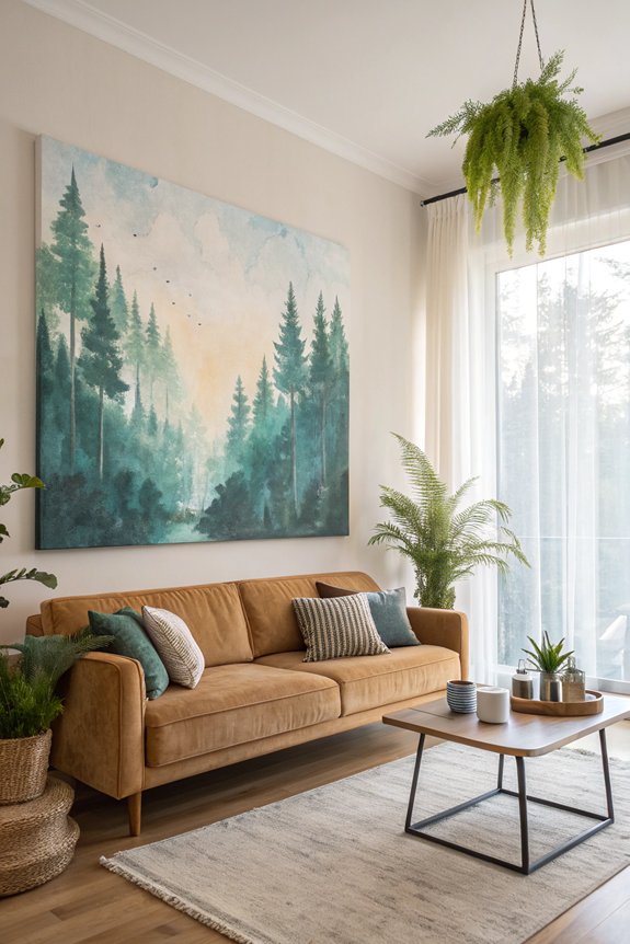 nature inspired serene artwork