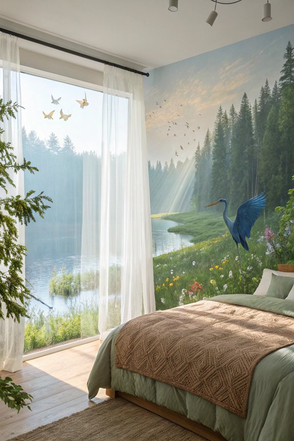 nature inspired wall decals