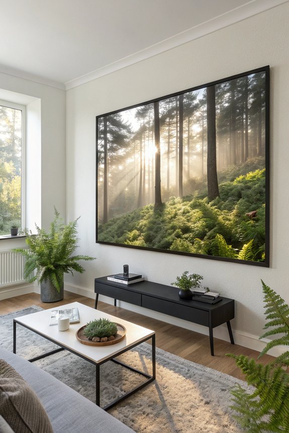 nature photography enhances decor