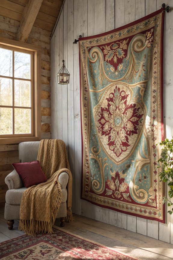 nostalgic vintage tapestry decor