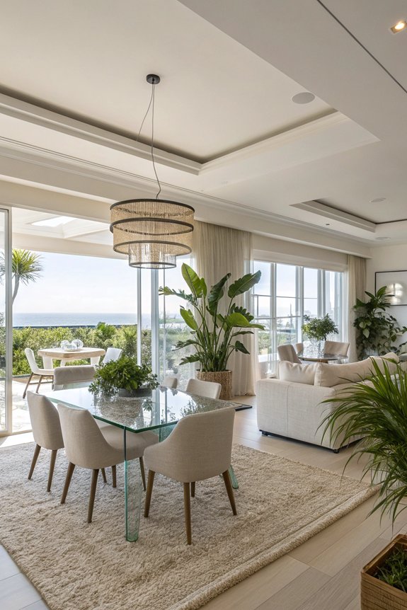 open concept for spaciousness