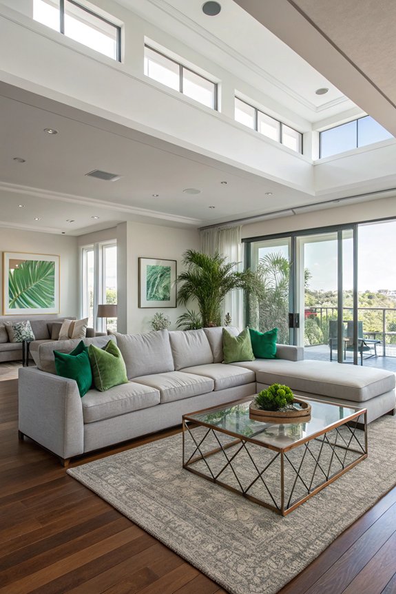 open concept living design