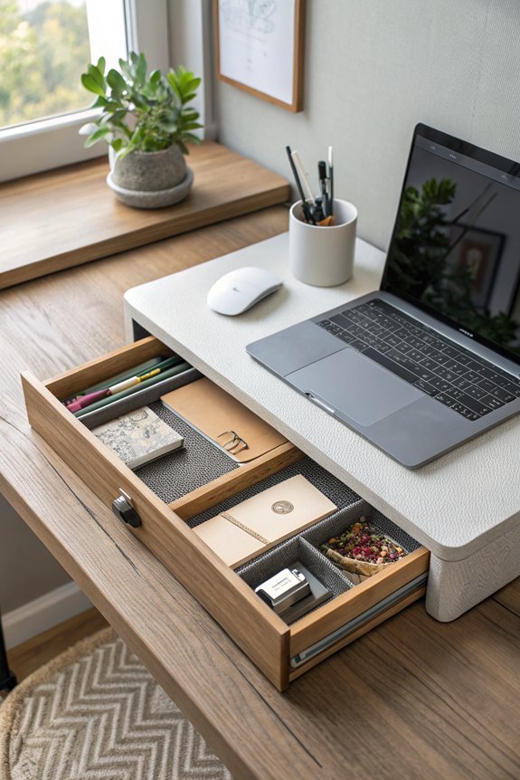 organized drawers enhance productivity