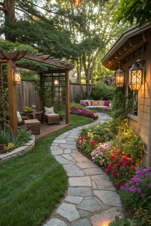 pathway design for backyard