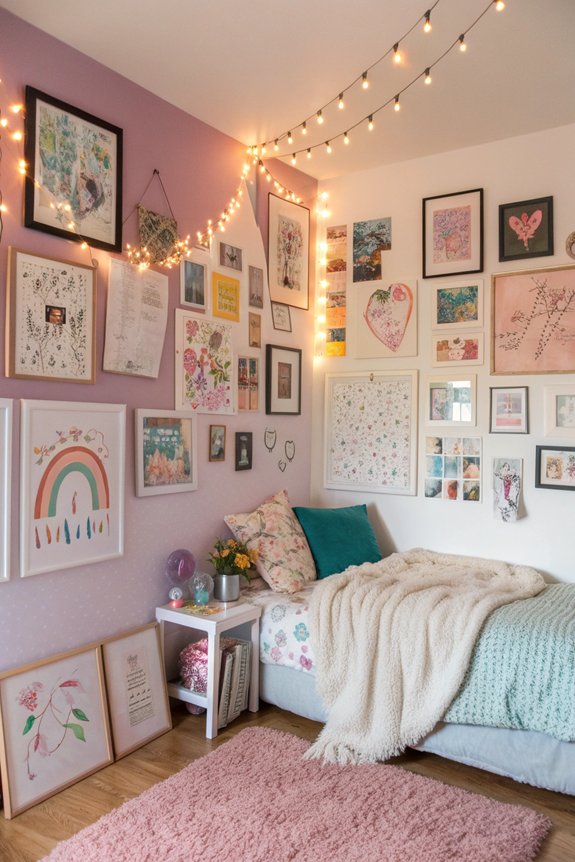 personalize with artwork displays
