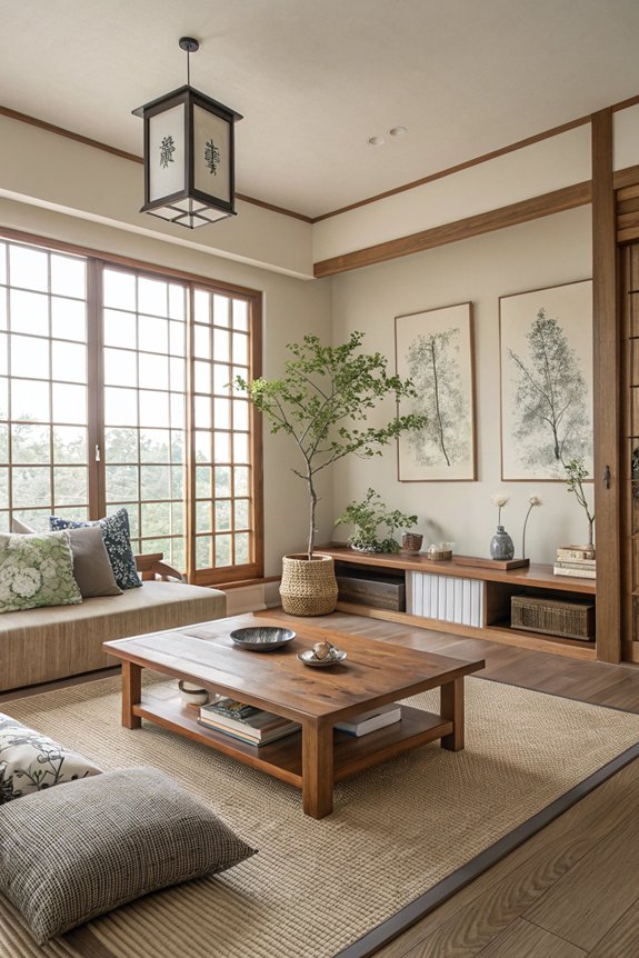 personalized japandi living room