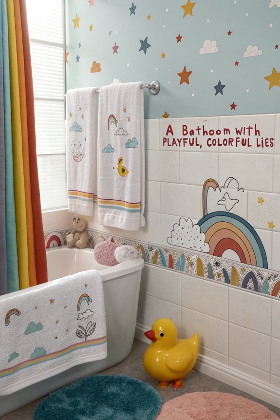 personalized kids bath towels