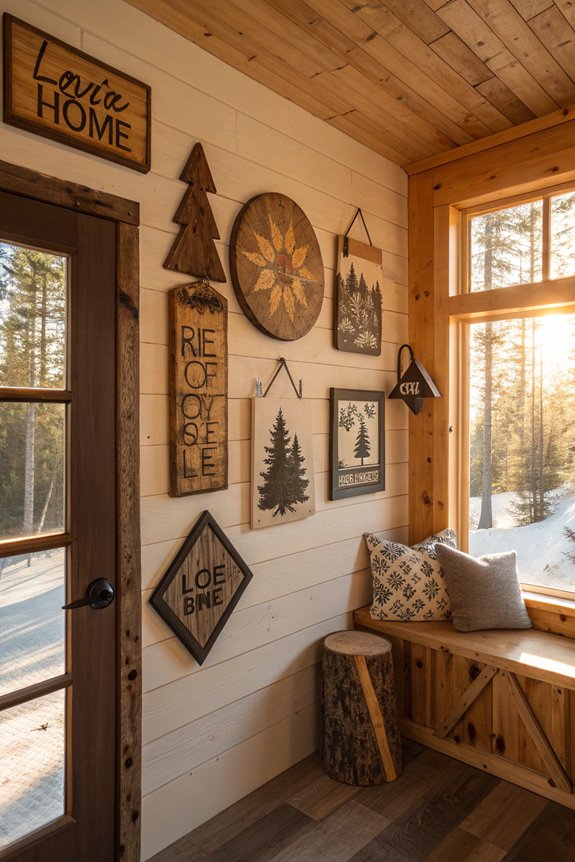 personalized rustic home decor