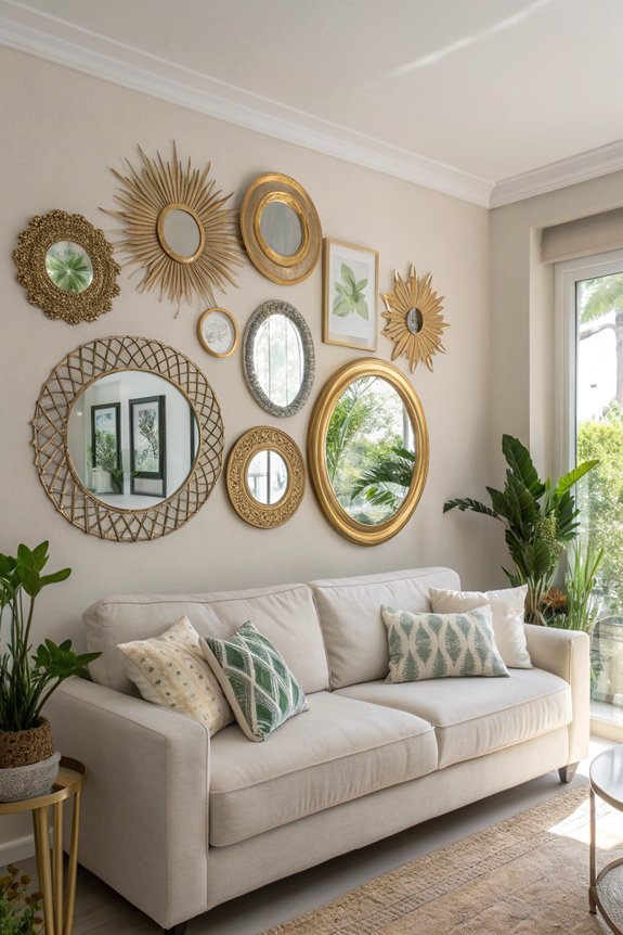 reflective elegance for spaces