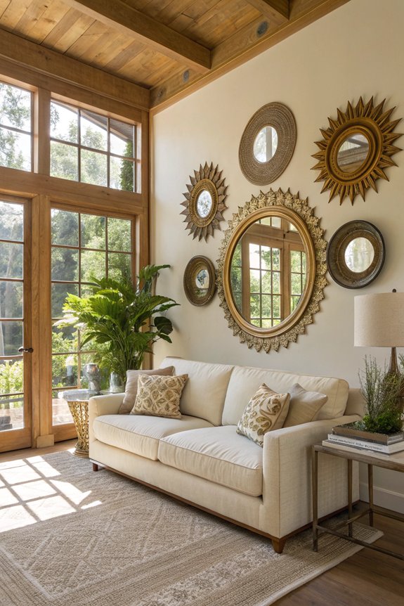 reflective mirrors for brightness