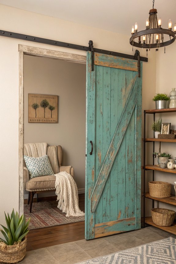 rustic charm with barn doors