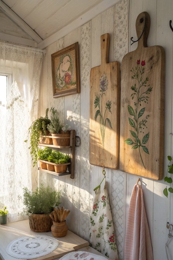 rustic signs enhance warmth