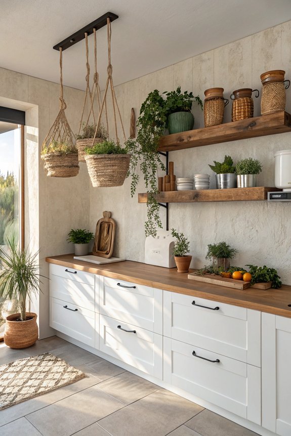 rustic wood shelf benefits