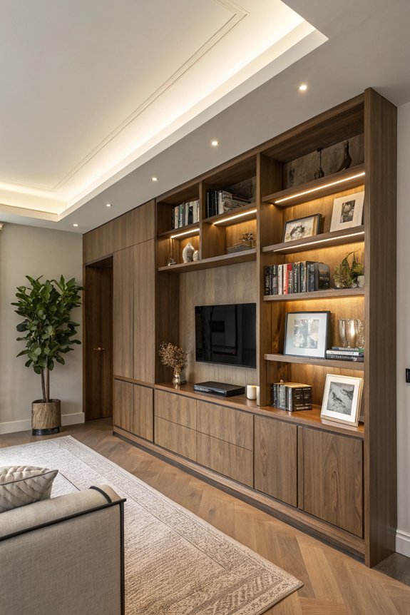 seamless design with storage