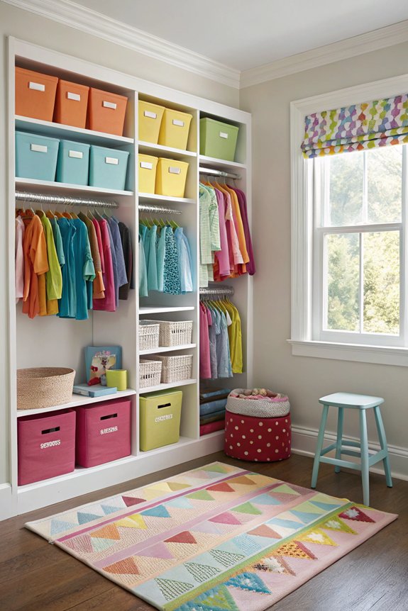 seasonal clothing organization system