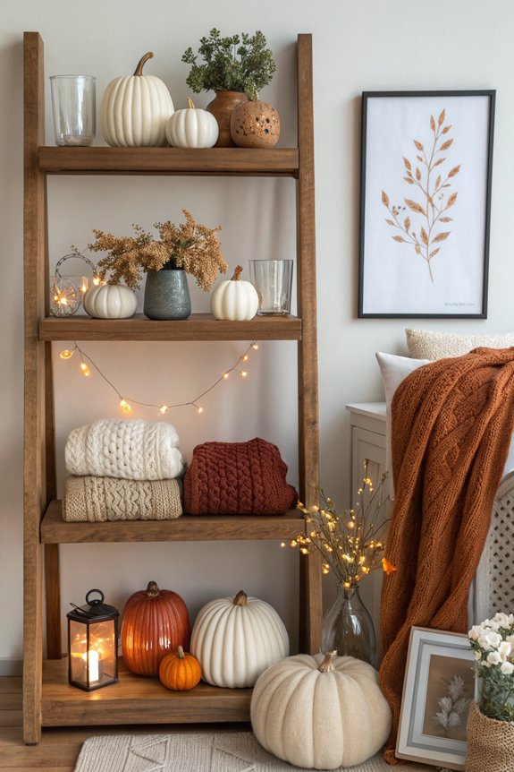 seasonal shelving decor ideas