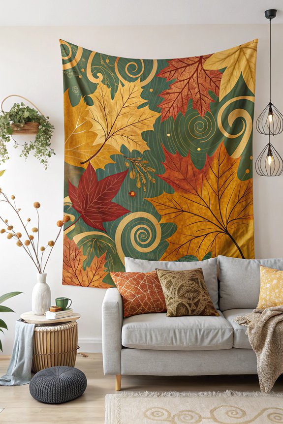 seasonal tapestry home decor