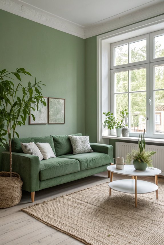 serene minimalist living room