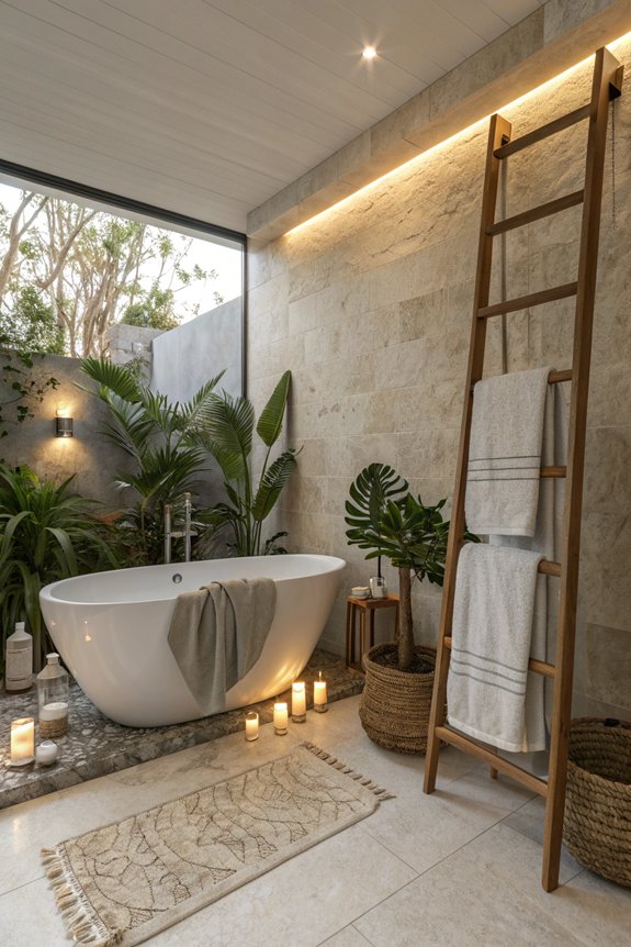 spa inspired bathroom retreat