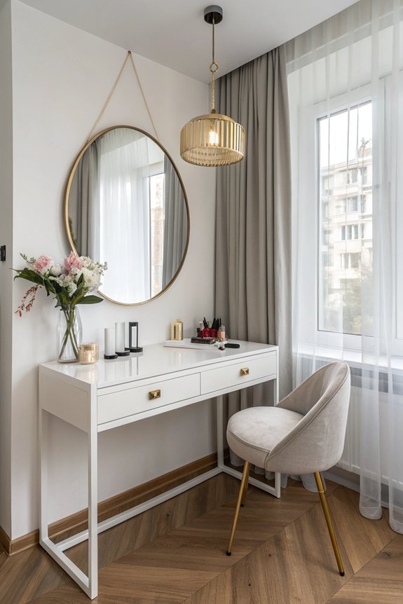 space efficient dressing table solutions