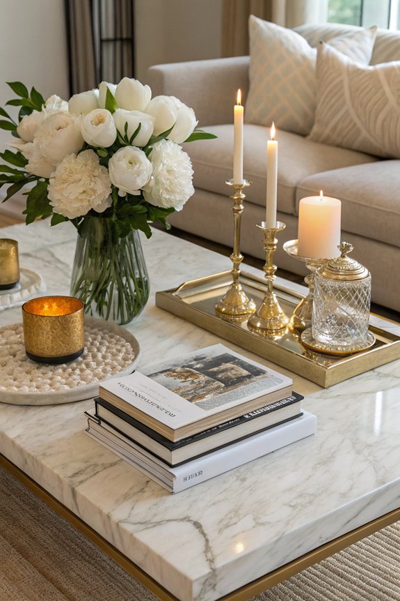stylish coffee table decor
