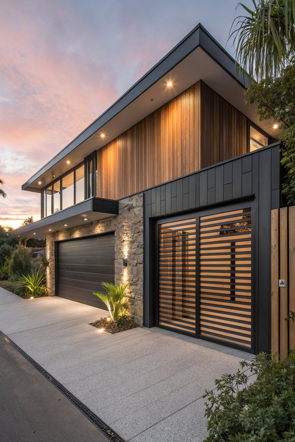 stylish functional garage doors