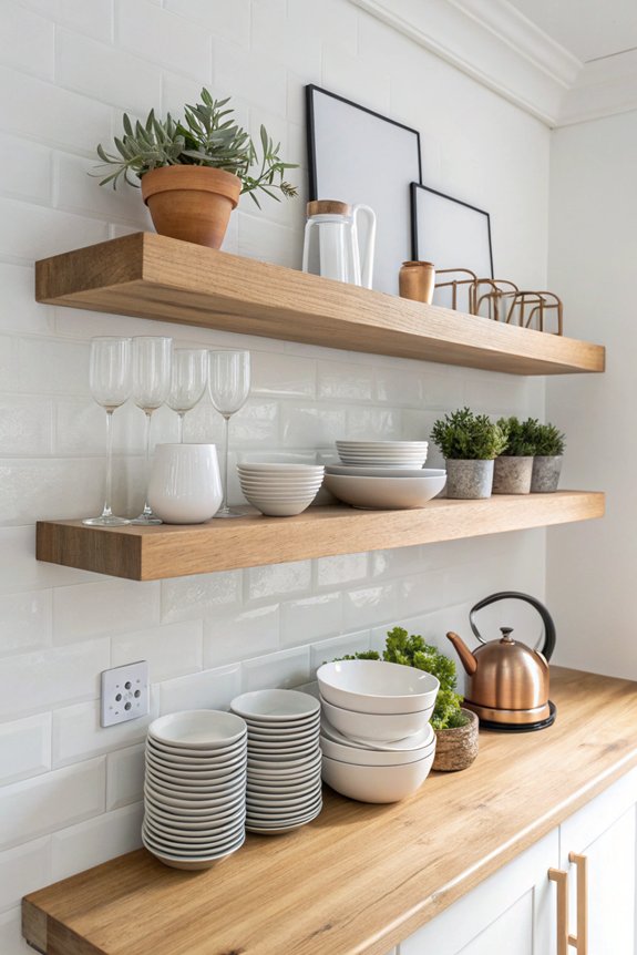 stylish functional kitchen storage