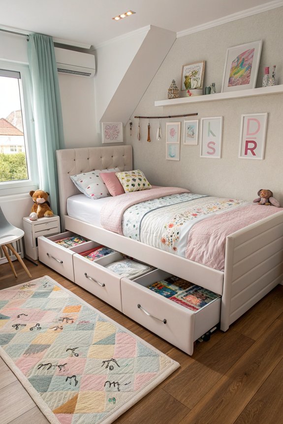 stylish space saving storage beds