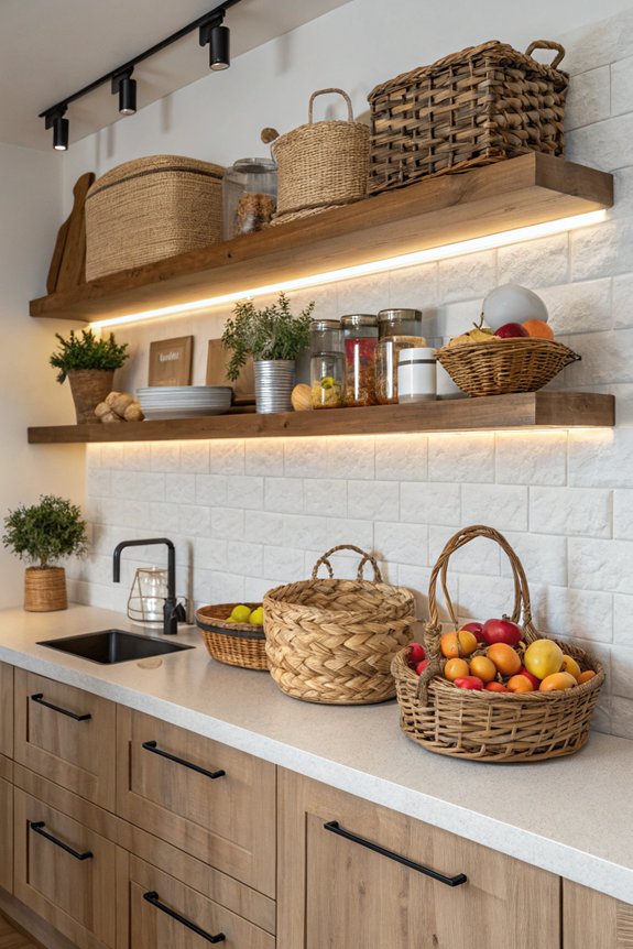 stylish storage solution baskets