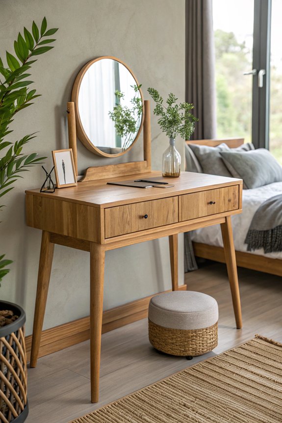 sustainable bamboo dressing tables