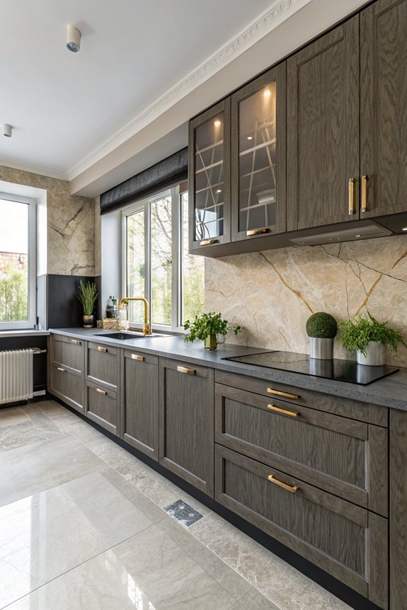 textured finishes enhance kitchens