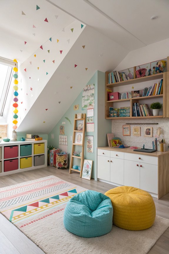themed zones for play