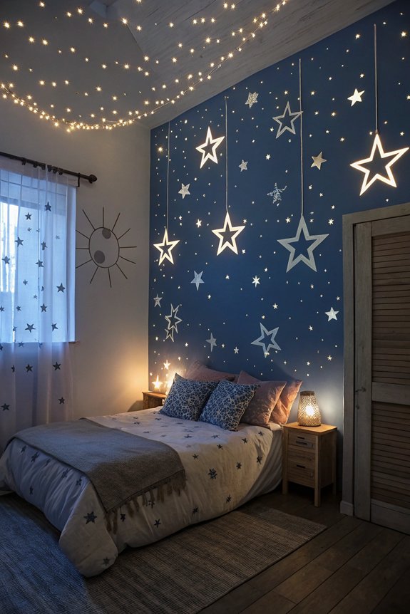 transformative starry sky decals