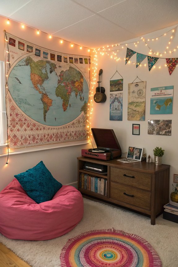 travel and music decor