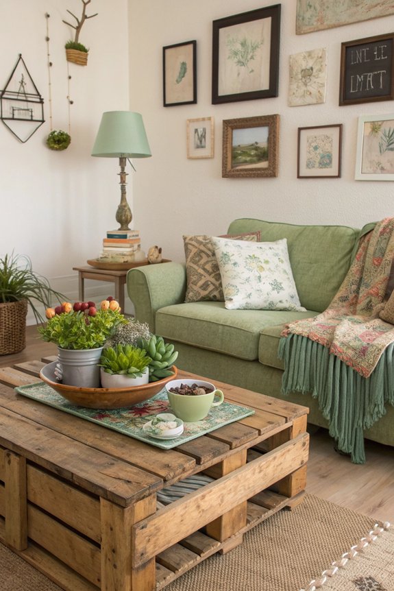 upcycled materials add character