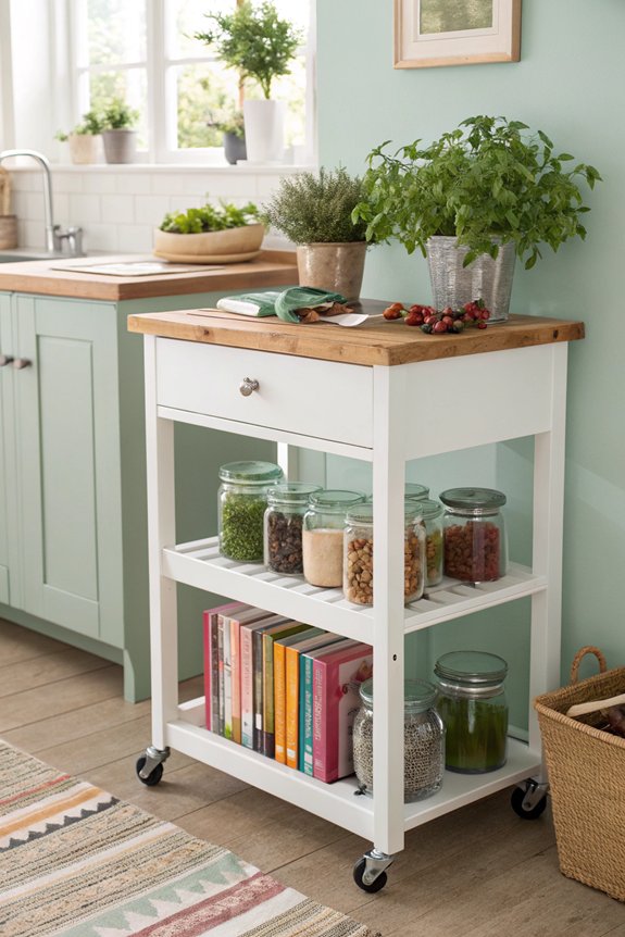 versatile mobile kitchen storage
