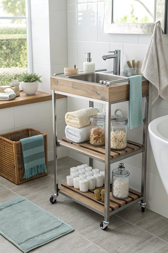versatile rolling cart storage