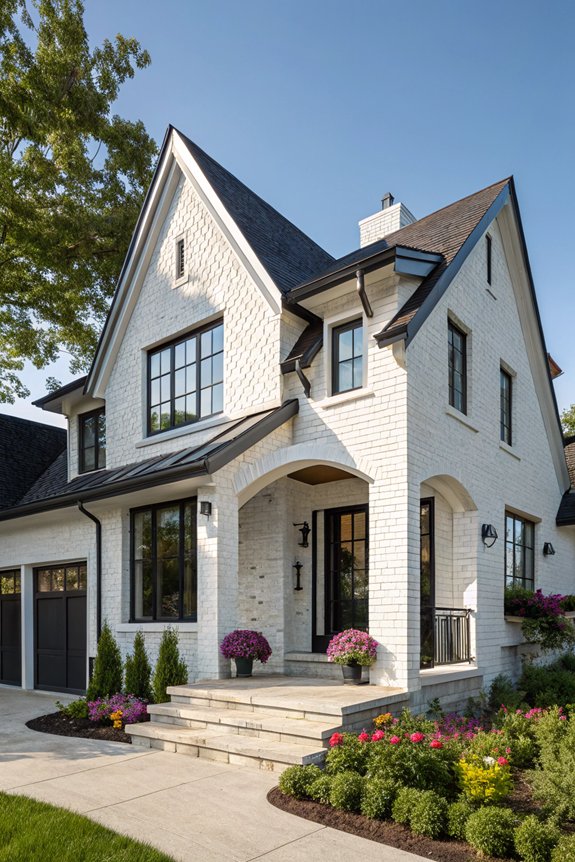 versatile white brick aesthetics