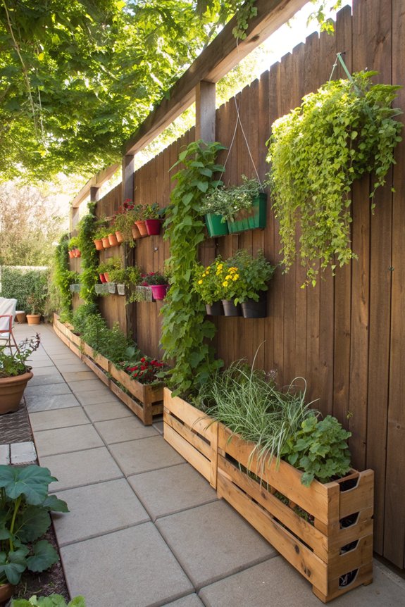 vertical garden space saving solutions
