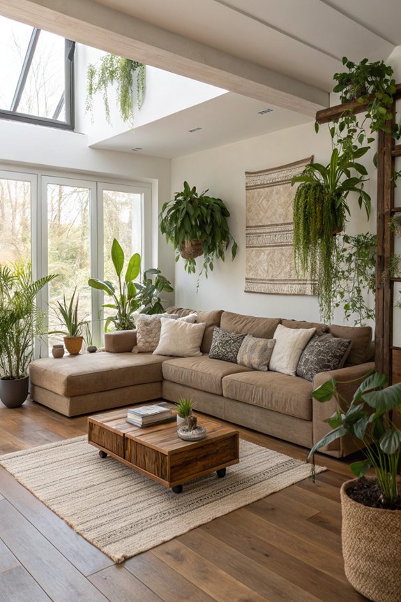 vibrant indoor plant decor