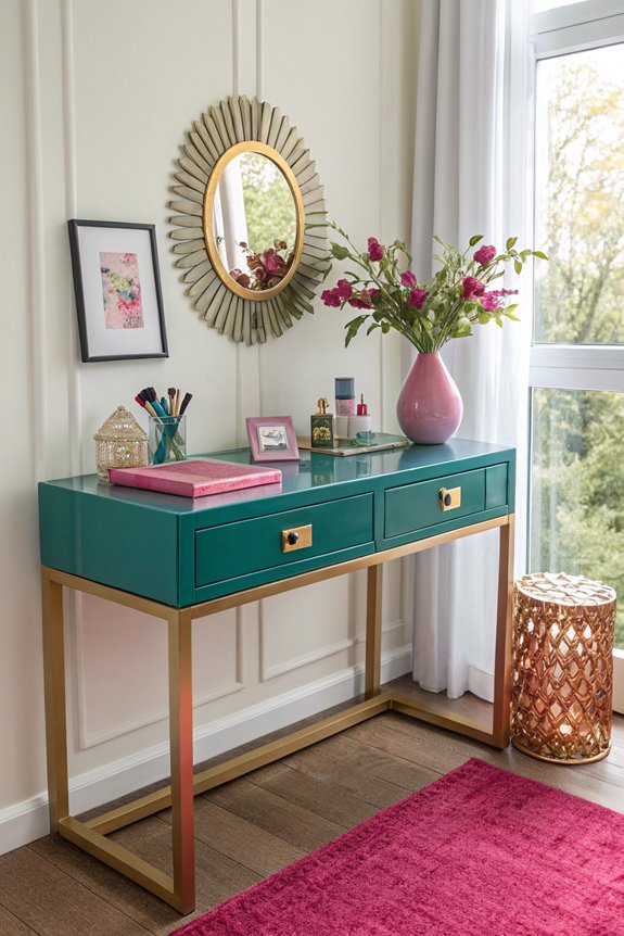 vibrant multifunctional dressing tables