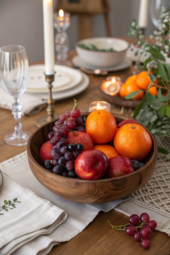 vibrant seasonal fruit display