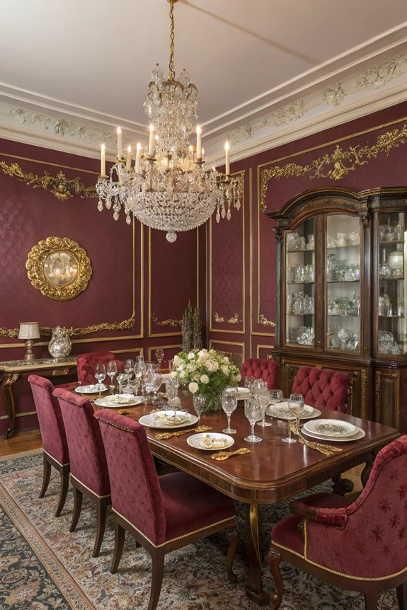 vintage charm in dining