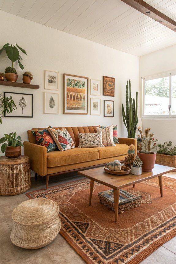 vintage finds enhance decor
