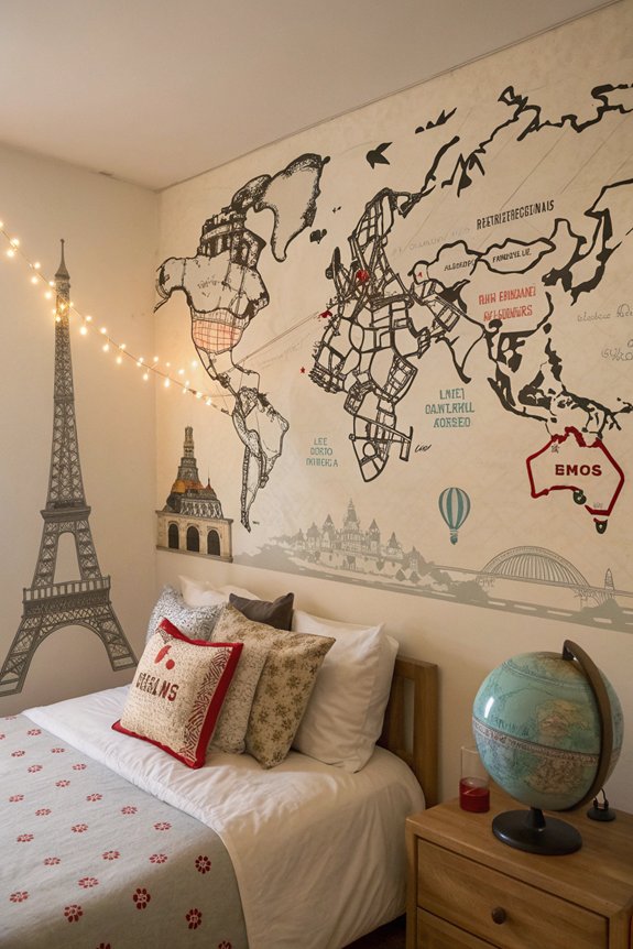 wanderlust inspired wall decor