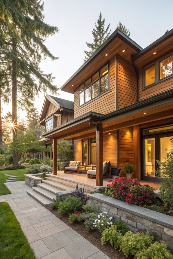 warmth and character outdoors