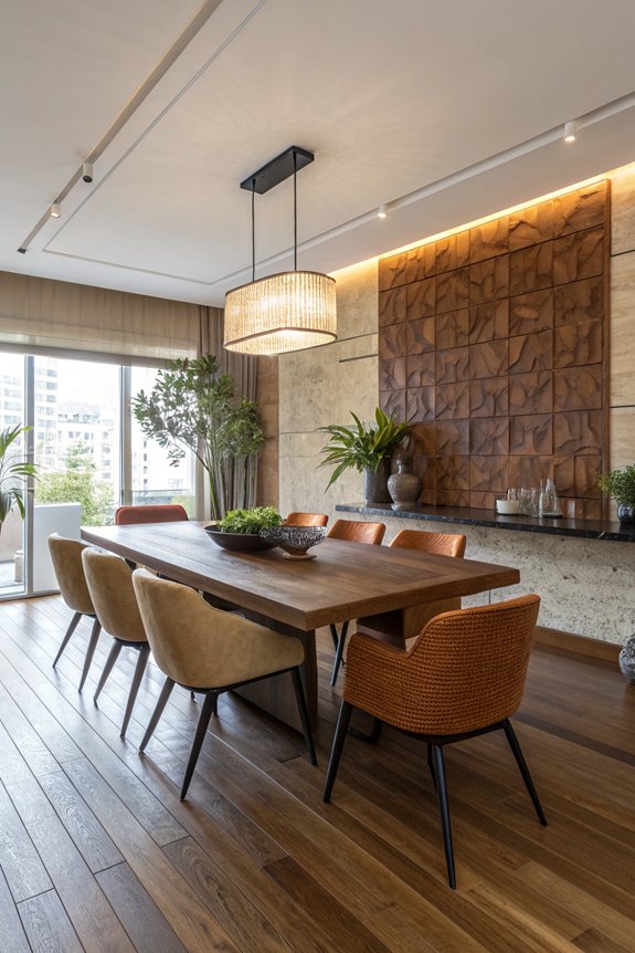 warmth through wooden elements