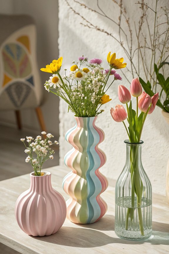 whimsical and playful vases